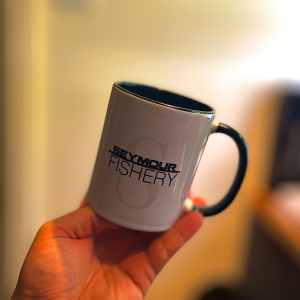 Seymour Fishery Mug | Black and White